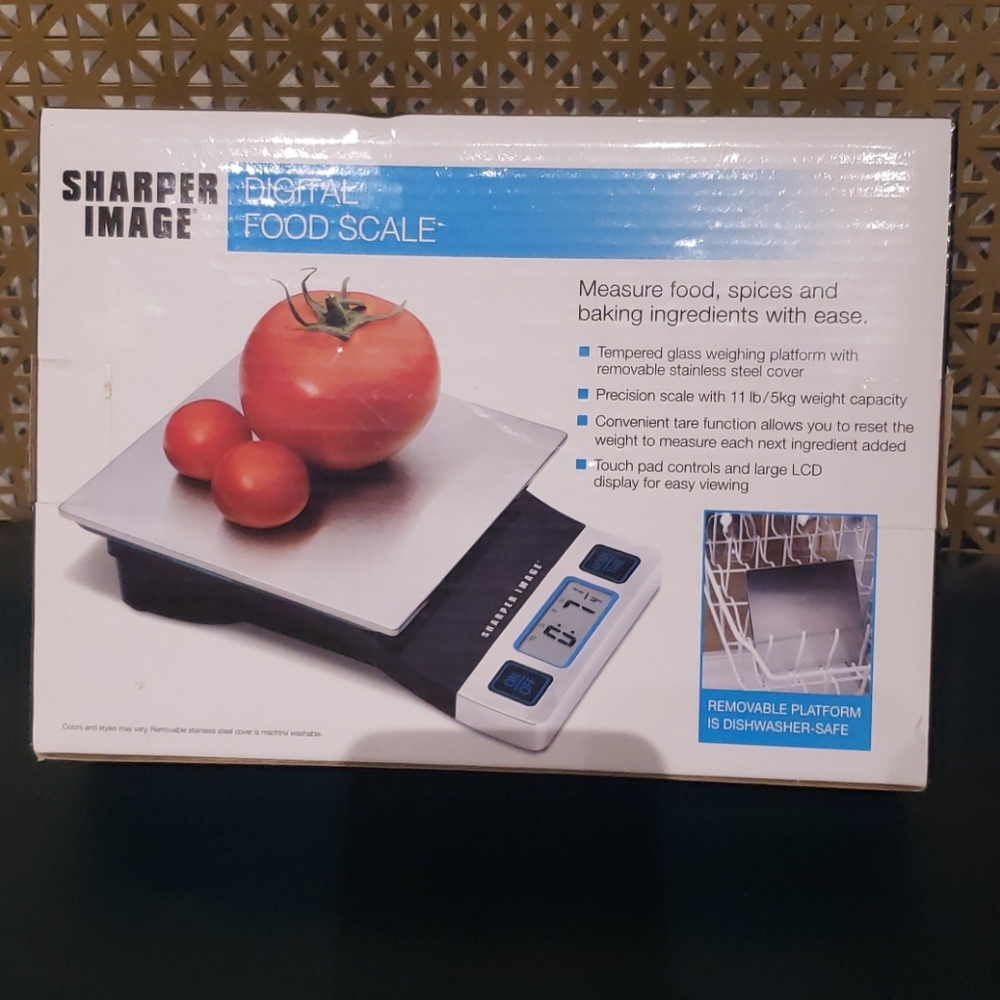 SHARPER IMAGE DIGITAL FOOD SCALE
